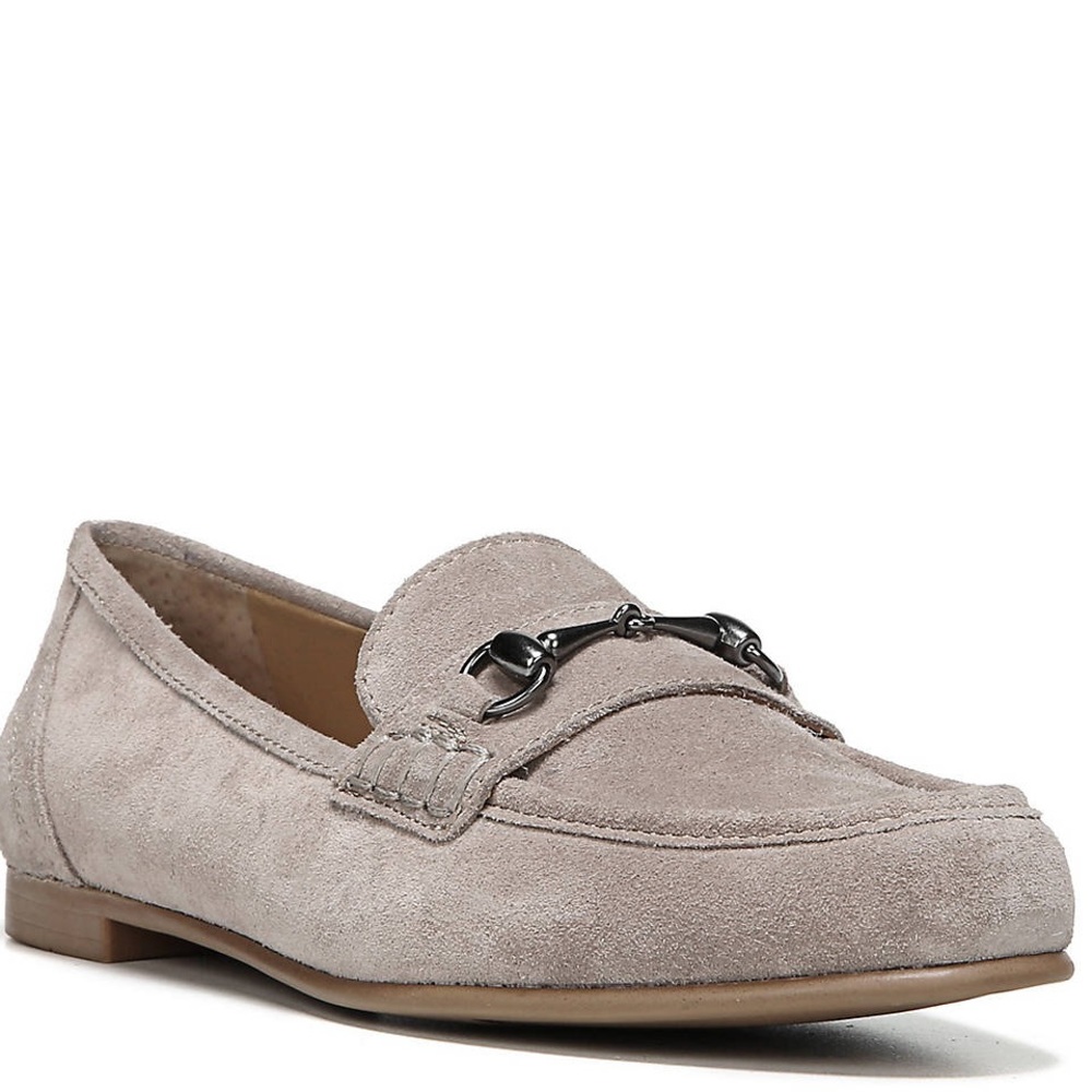 FRANCO SARTO Porter Round Toe Suede Tan Loafer